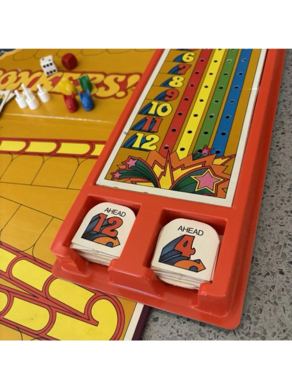VINTAGE 1978 BONKERS COMPLETE BOARD GAME PARKER BROS #51 USA MADE 70s